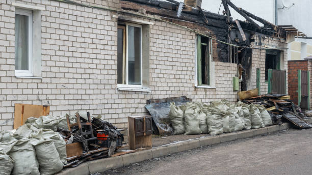 Professional Fire Damage Removal technician working in Beldenville, WI